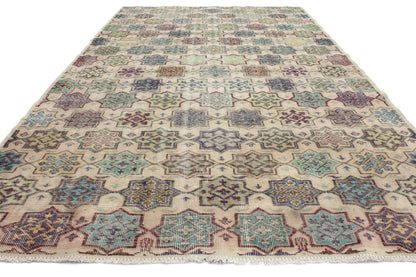 6 x 9 Vintage Turkish Sivas Rug 52005