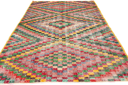 4 x 9 Zeki Muren Vintage Turkish Sivas Rug 53294