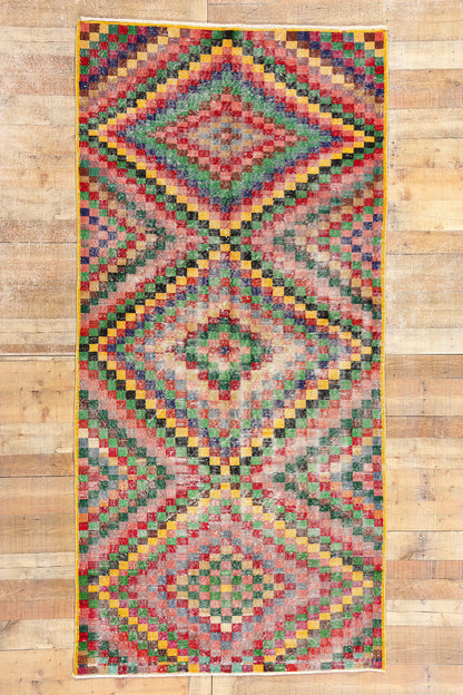 4 x 9 Zeki Muren Vintage Turkish Sivas Rug 53294