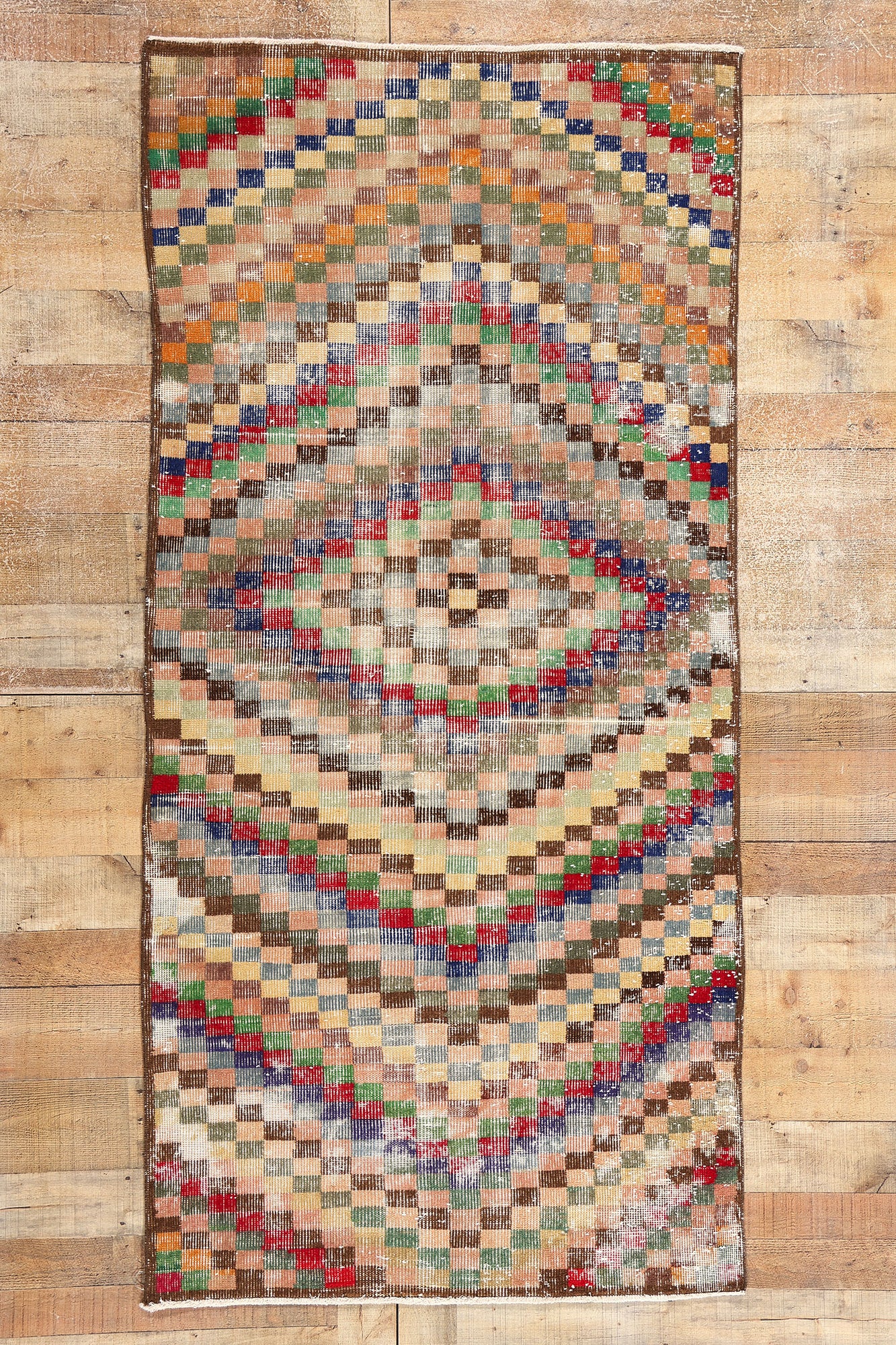3 x 7 Zeki Muren Vintage Turkish Sivas Rug 53354