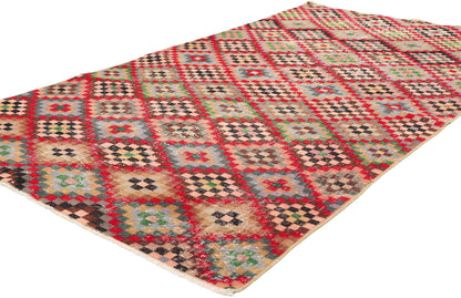 4 x 7 Zeki Muren Vintage Turkish Sivas Rug 53283