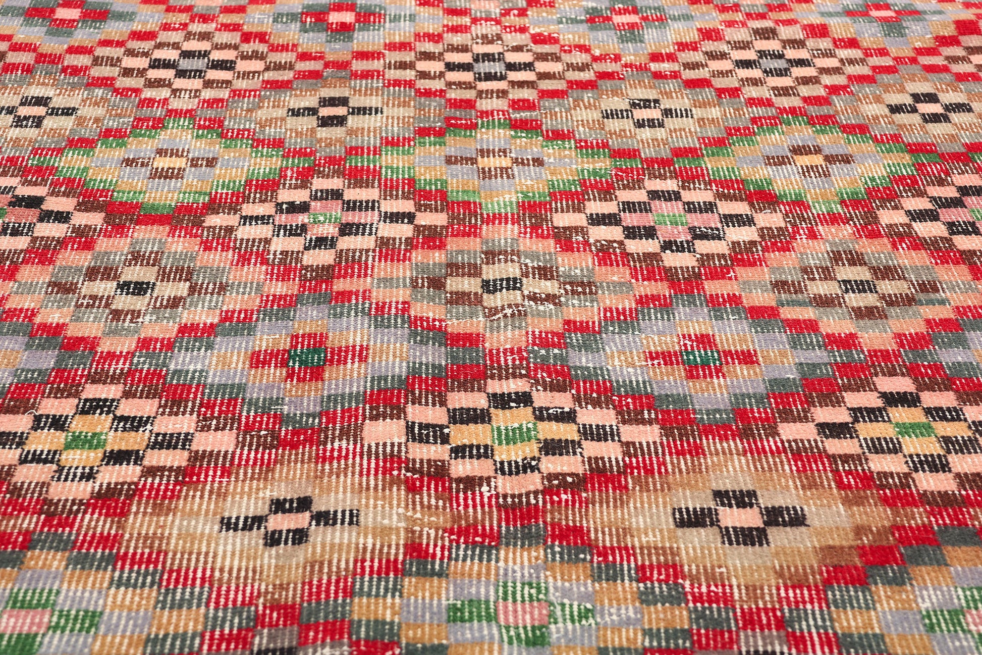 4 x 7 Zeki Muren Vintage Turkish Sivas Rug 53283