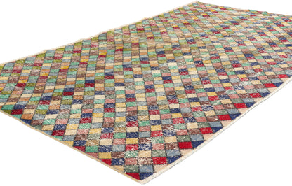 4 x 7 Zeki Muren Vintage Turkish Sivas Rug 53282