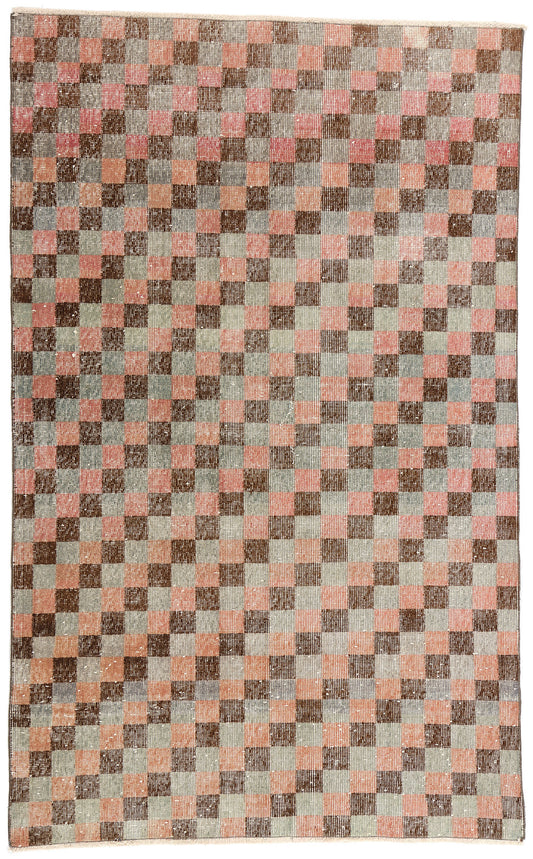 4 x 7 Zeki Muren Vintage Turkish Sivas Rug 53275