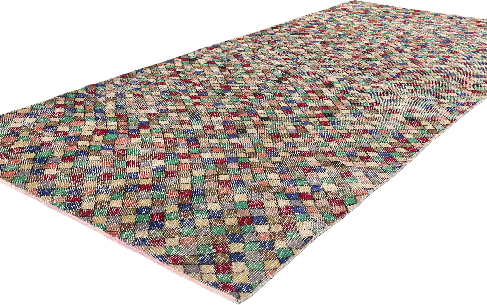 4 x 9 Zeki Muren Vintage Turkish Sivas Rug 53320