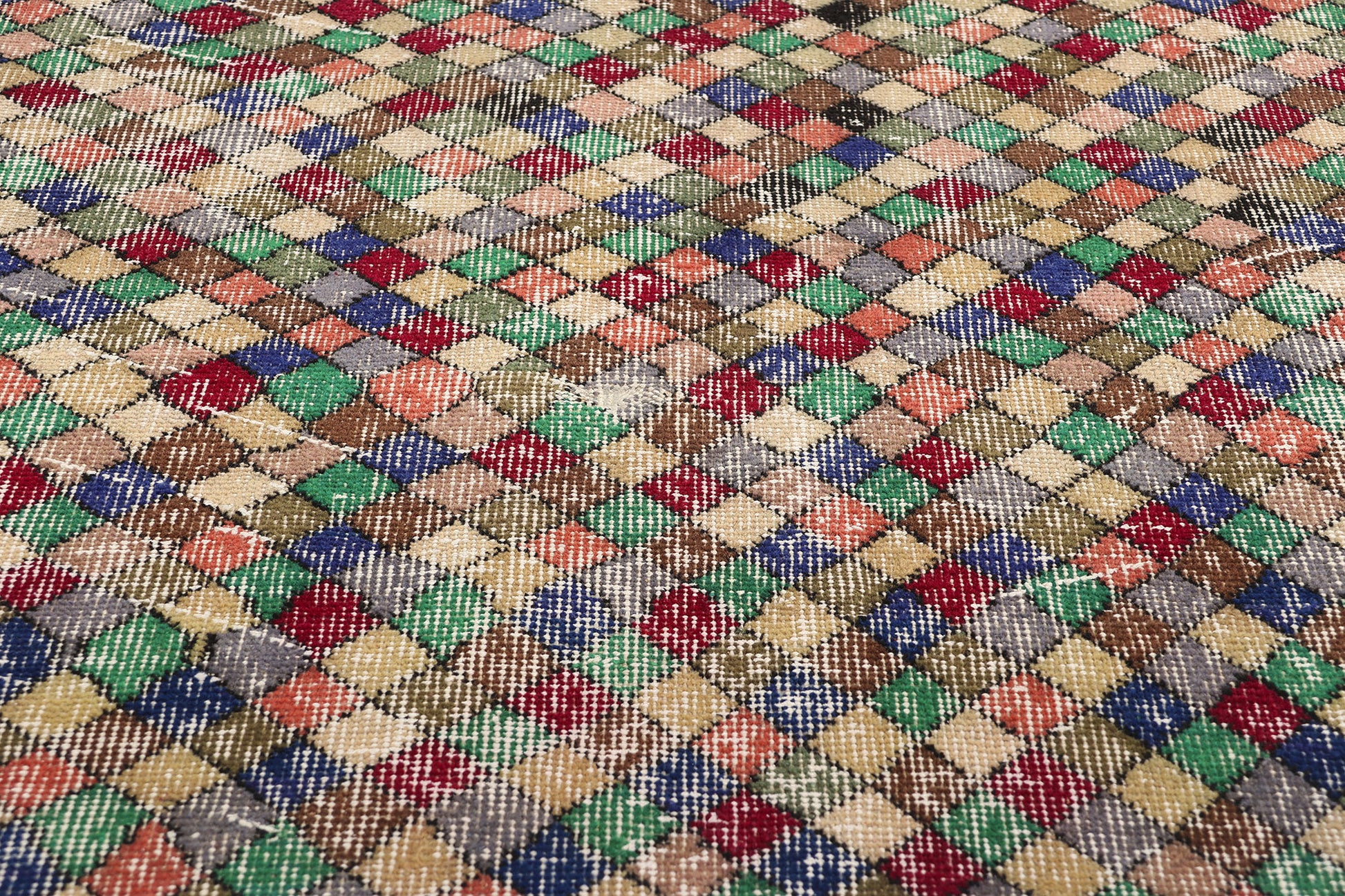 4 x 9 Zeki Muren Vintage Turkish Sivas Rug 53320