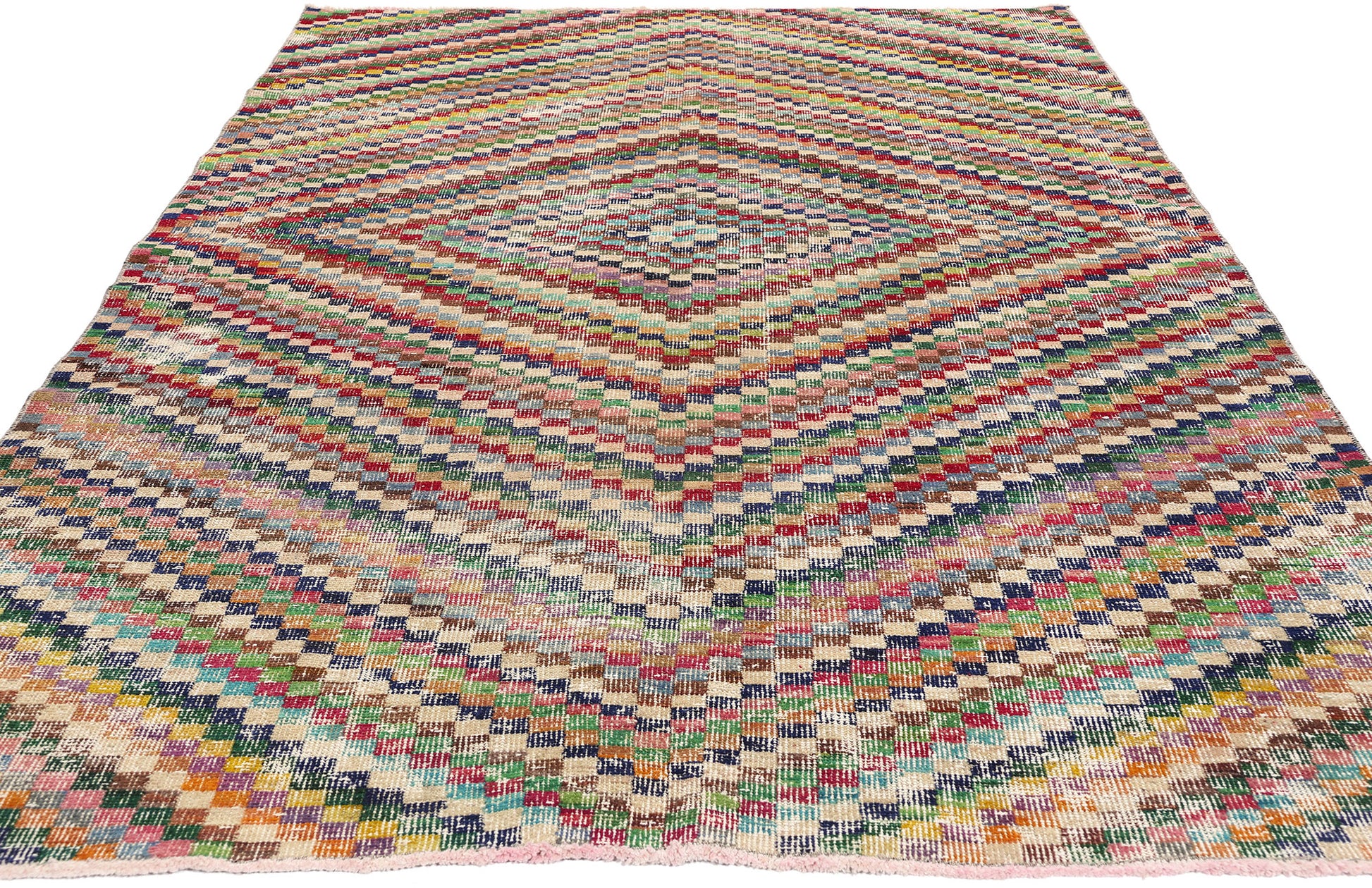 5 x 8 Zeki Muren Vintage Turkish Sivas Rug 53309