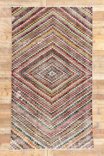 5 x 8 Zeki Muren Vintage Turkish Sivas Rug 53309