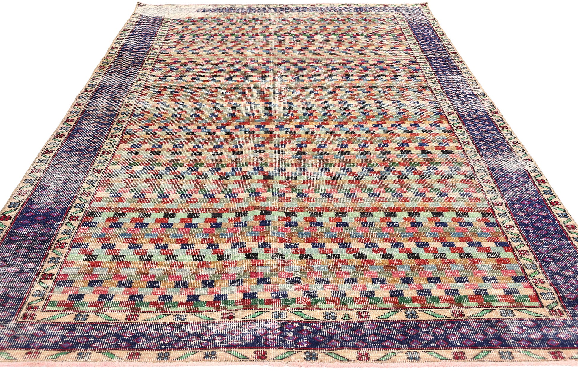5 x 9 Zeki Muren Vintage Turkish Sivas Rug 53311