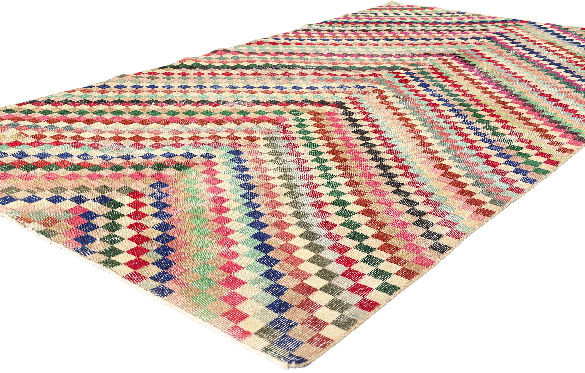 5 x 9 Zeki Muren Vintage Turkish Sivas Rug 53361