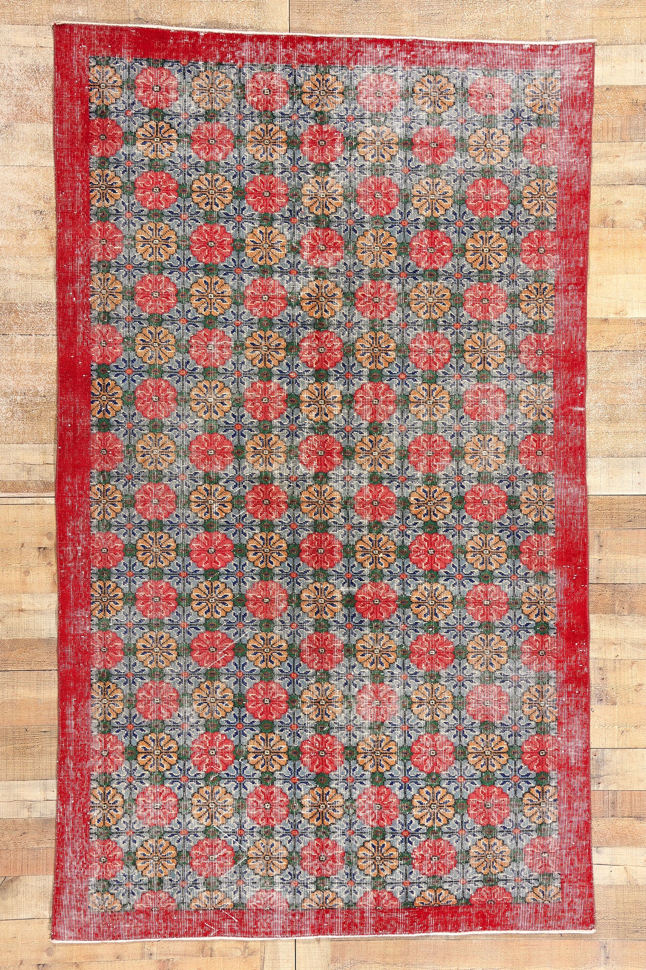5 x 9 Zeki Muren Vintage Turkish Sivas Rug 53375���