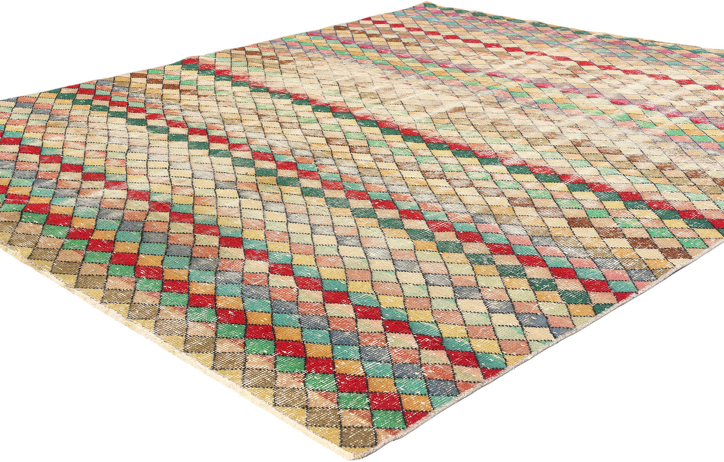 6 x 7 Zeki Muren Vintage Turkish Sivas Rug 53322