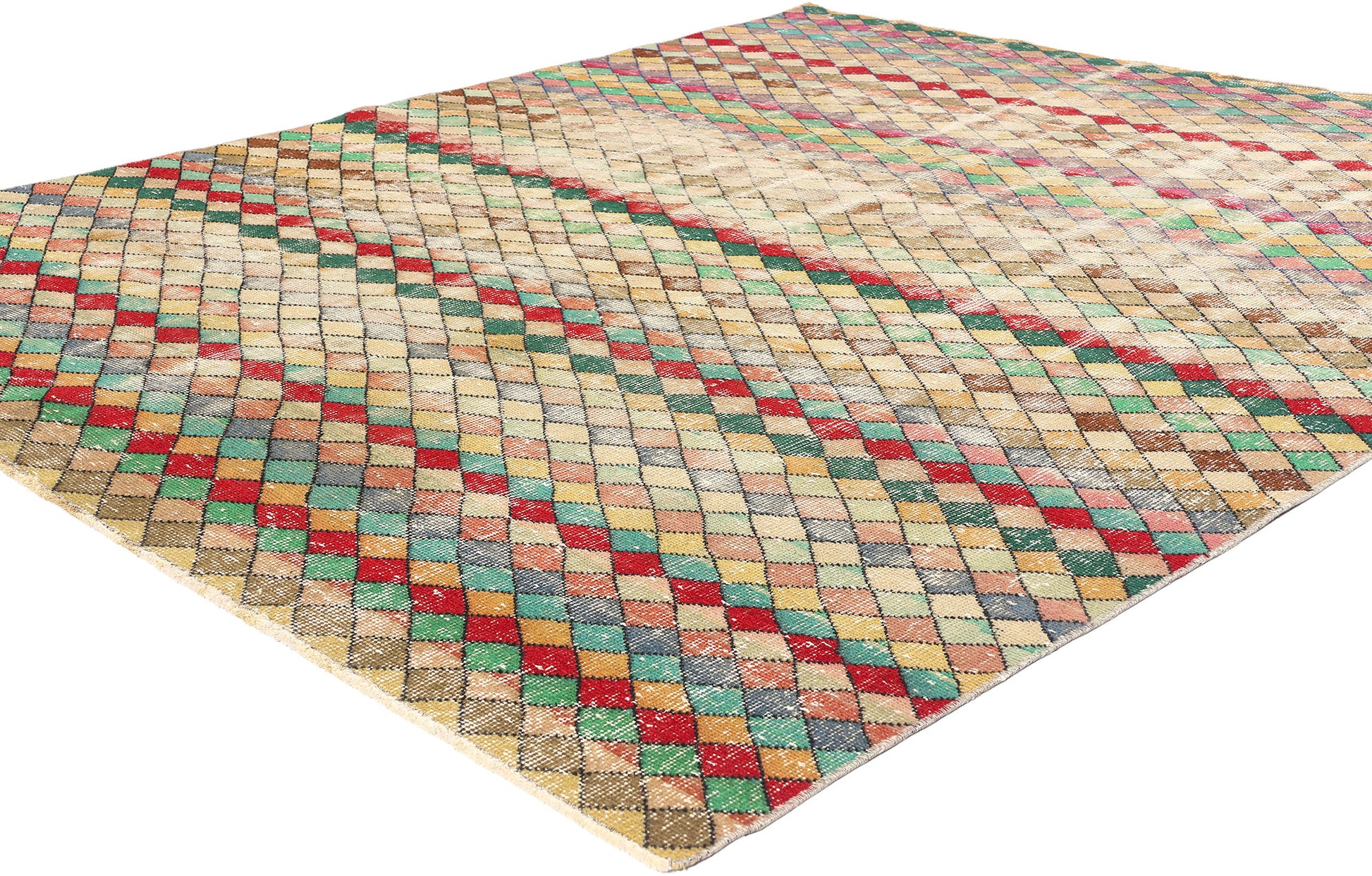 6 x 7 Zeki Muren Vintage Turkish Sivas Rug 53322