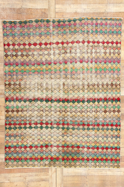 6 x 7 Zeki Muren Vintage Turkish Sivas Rug 53322