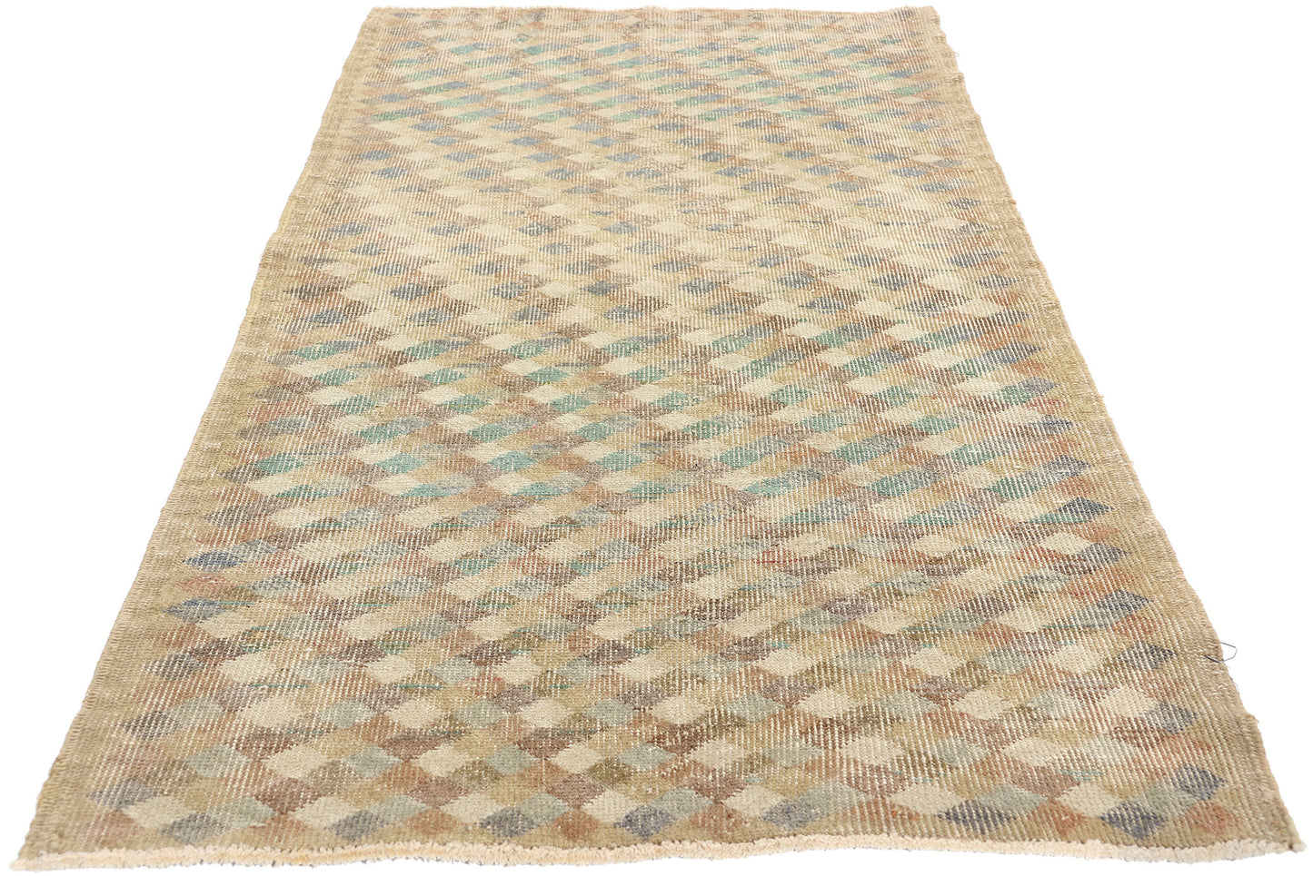 3 x 6 Zeki Muren Vintage Turkish Sivas Rug 51002