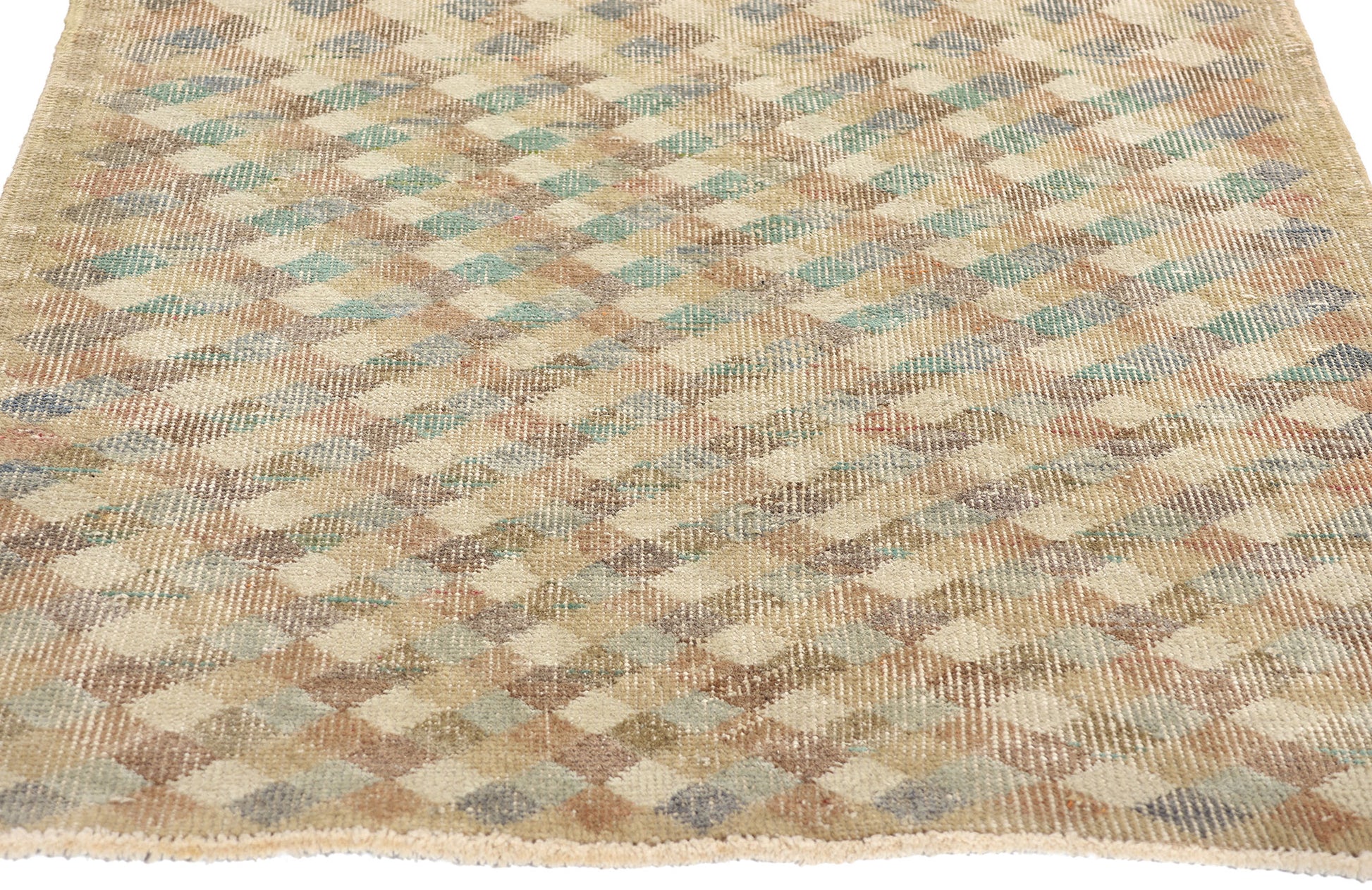 3 x 6 Zeki Muren Vintage Turkish Sivas Rug 51002