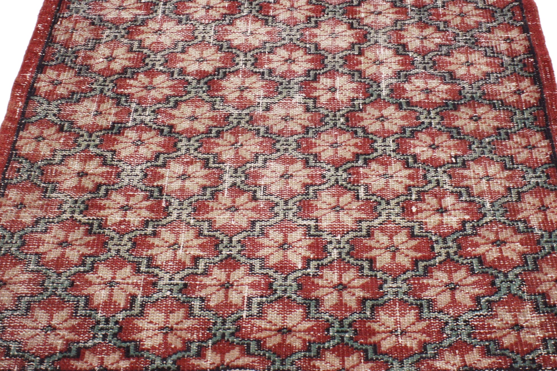 3 x 7 Vintage Turkish Sivas Rug 51937