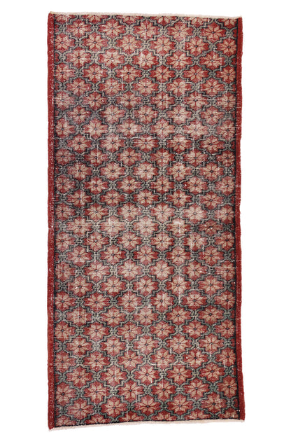 3 x 7 Vintage Turkish Sivas Rug 51937