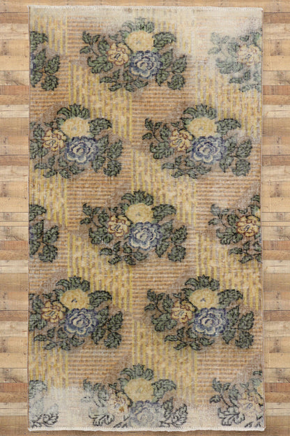 4 x 6 Vintage Turkish Sivas Rug 51925