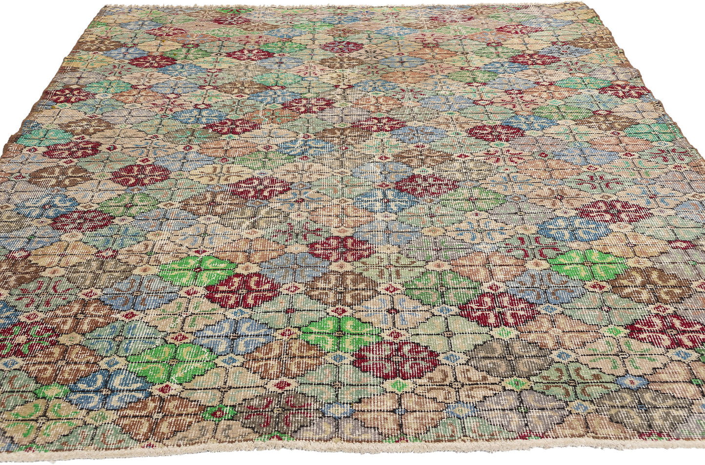 5 x 7 Zeki Muren Vintage Turkish Sivas Rug 51933