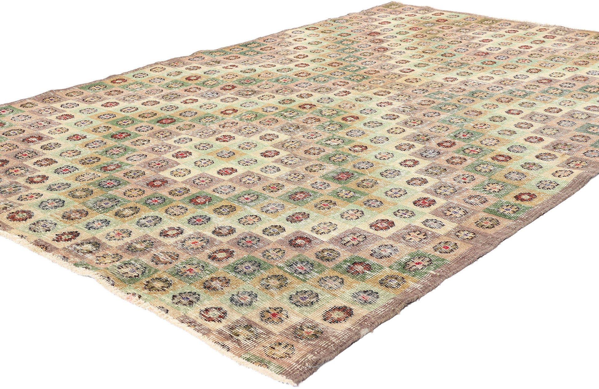 5 x 8 Zeki Muren Vintage Turkish Sivas Rug 51998