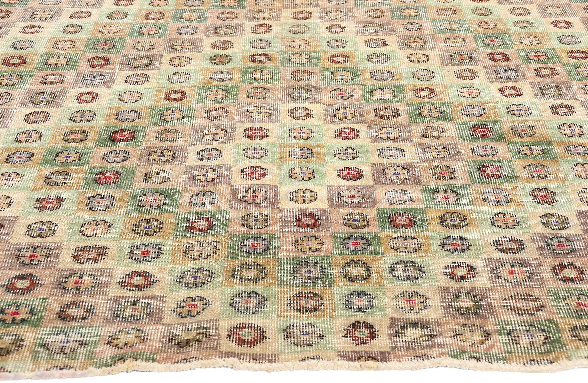 5 x 8 Zeki Muren Vintage Turkish Sivas Rug 51998