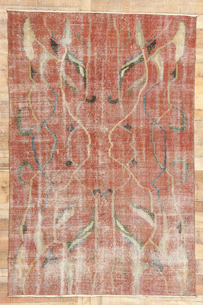 5 x 8 Zeki Muren Vintage Turkish Sivas Rug 52004