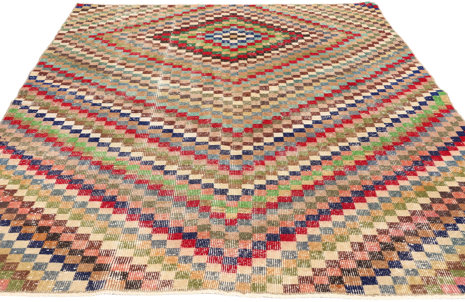 5 x 8 Zeki Muren Vintage Turkish Sivas Rug 53308