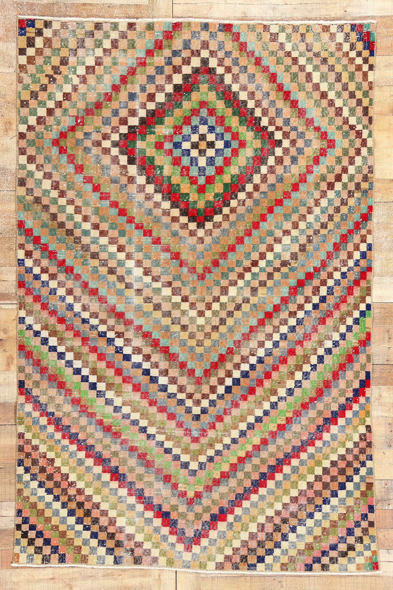 5 x 8 Zeki Muren Vintage Turkish Sivas Rug 53308