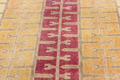 4 x 7 Zeki Muren Vintage Turkish Sivas Rug 51927