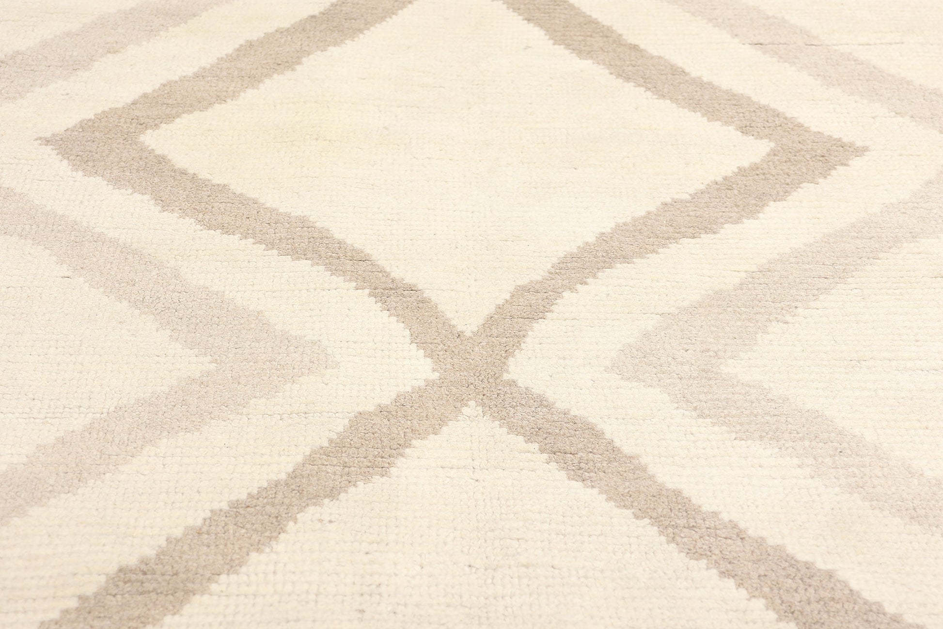 12 x 15 Organic Modern Zigzag Moroccan Rug 81082