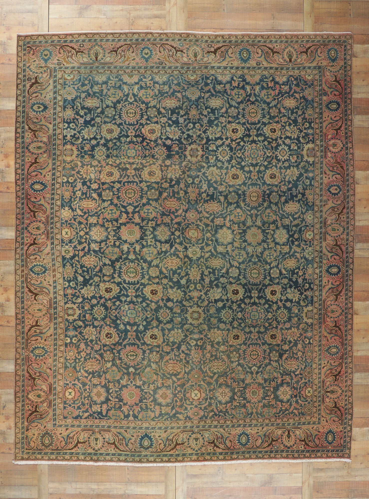 11 x 14 Vintage Persian Malayer Rug 61075