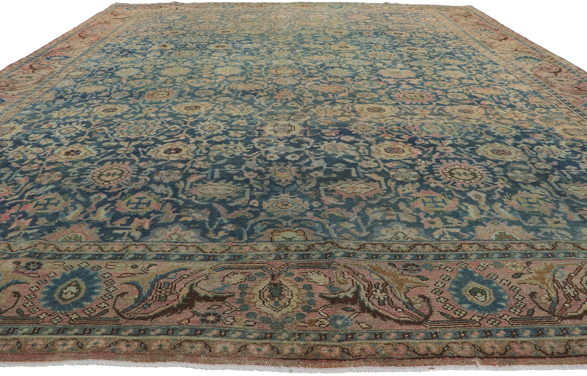 11 x 14 Vintage Persian Malayer Rug 61075