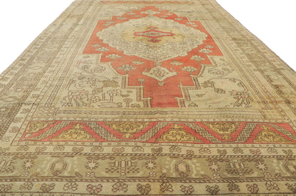 6 x 12 Vintage Turkish Oushak Rug 51340