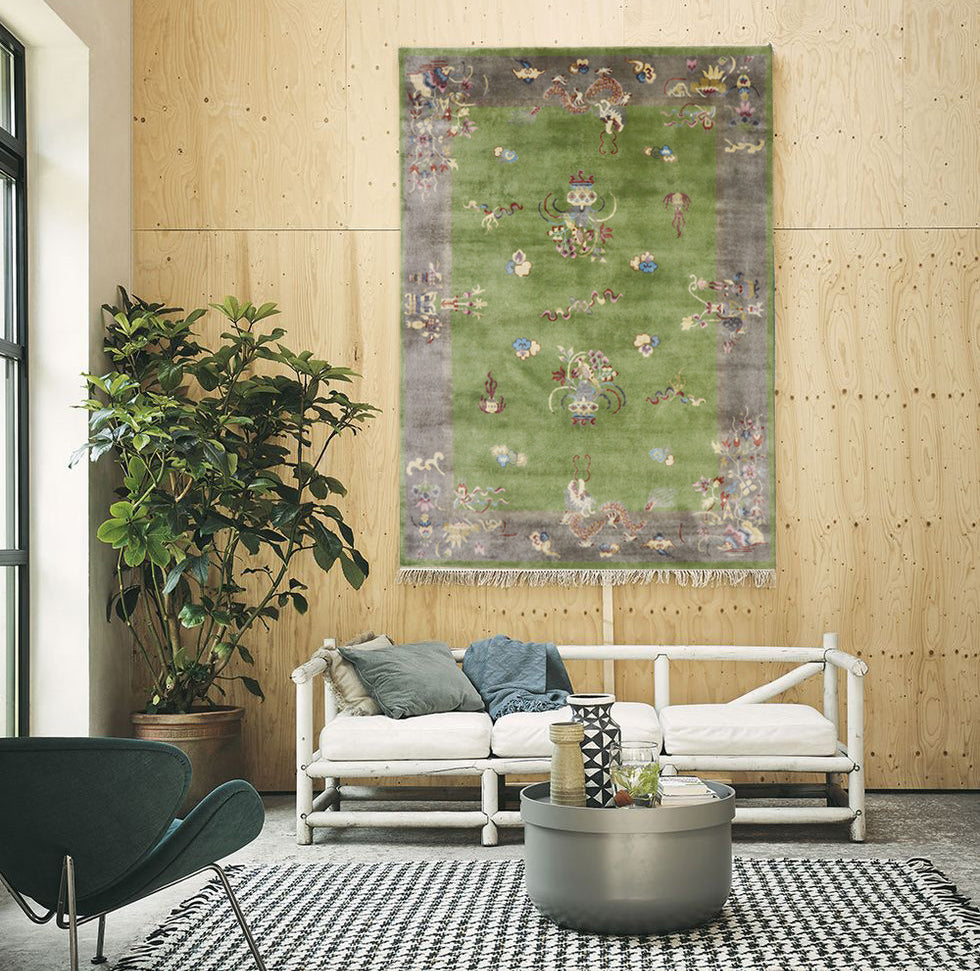 8 x 11 Contemporary Chinese Art Deco Rug 30670