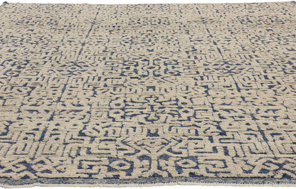 8 x 10 Modern Geometric Moroccan High-Low Rug 81055