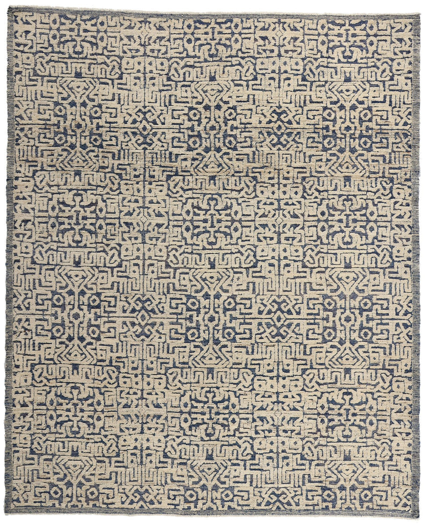8 x 10 Modern Geometric Moroccan High-Low Rug 81055