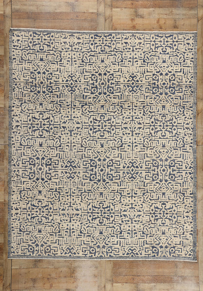 8 x 10 Modern Geometric Moroccan High-Low Rug 81055