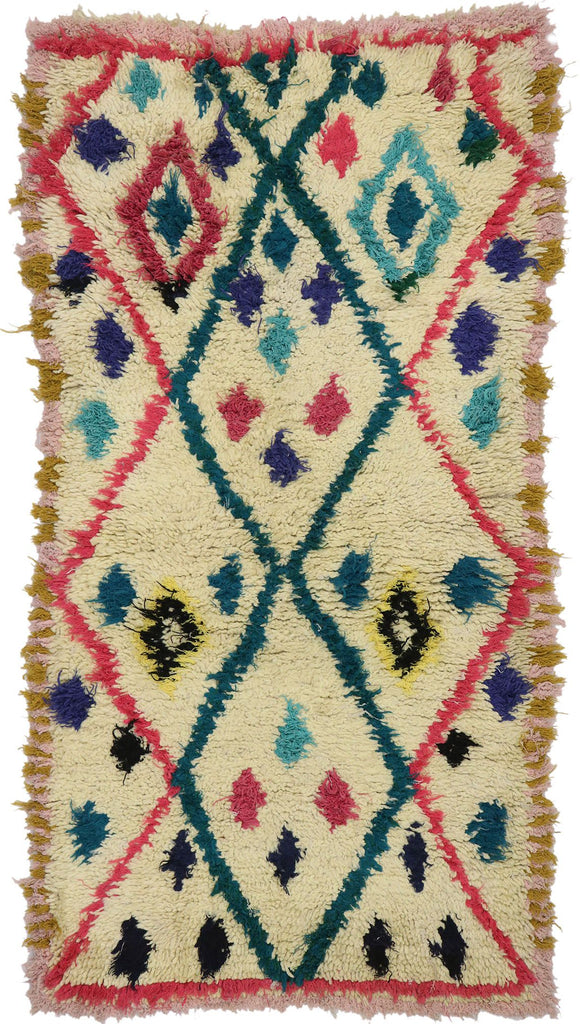 3 x 6 Vintage Moroccan Azilal Rug 21596