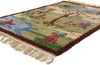 4 x 7 Vintage Swedish Pictorial Rya Rug 78827