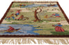 4 x 7 Vintage Swedish Pictorial Rya Rug 78827