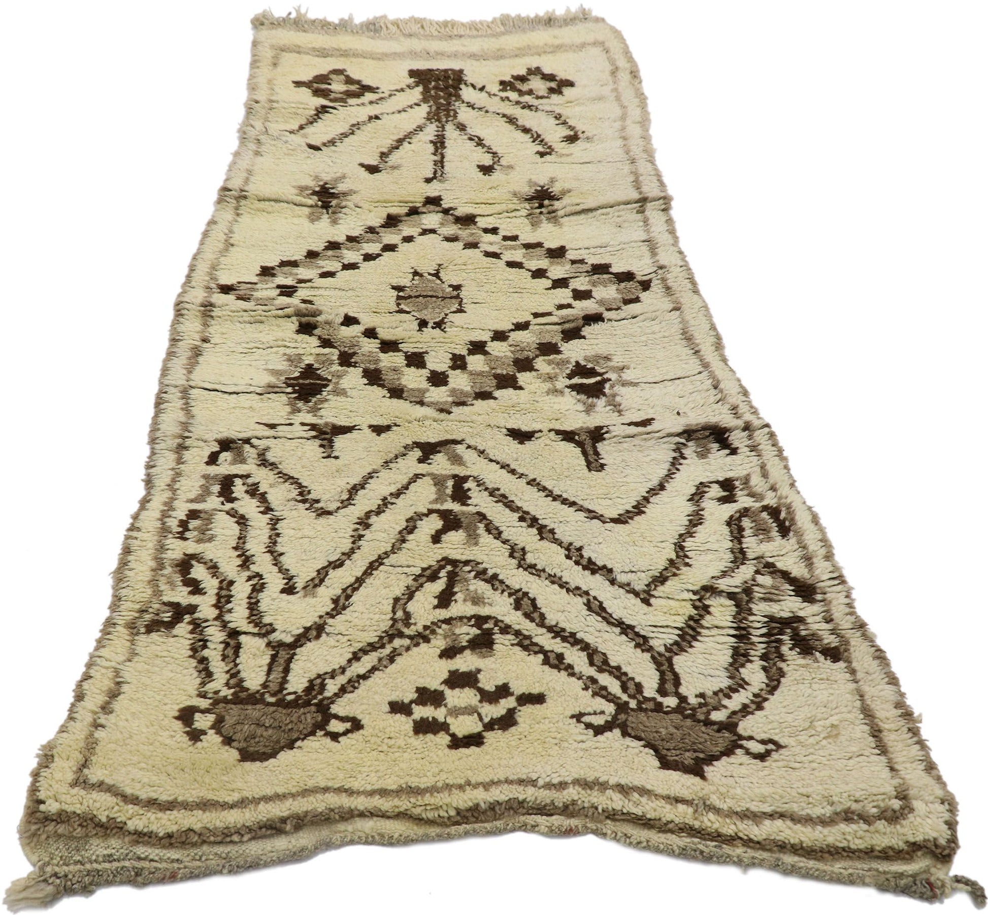 3 x 6 Vintage Moroccan Azilal Rug 21573