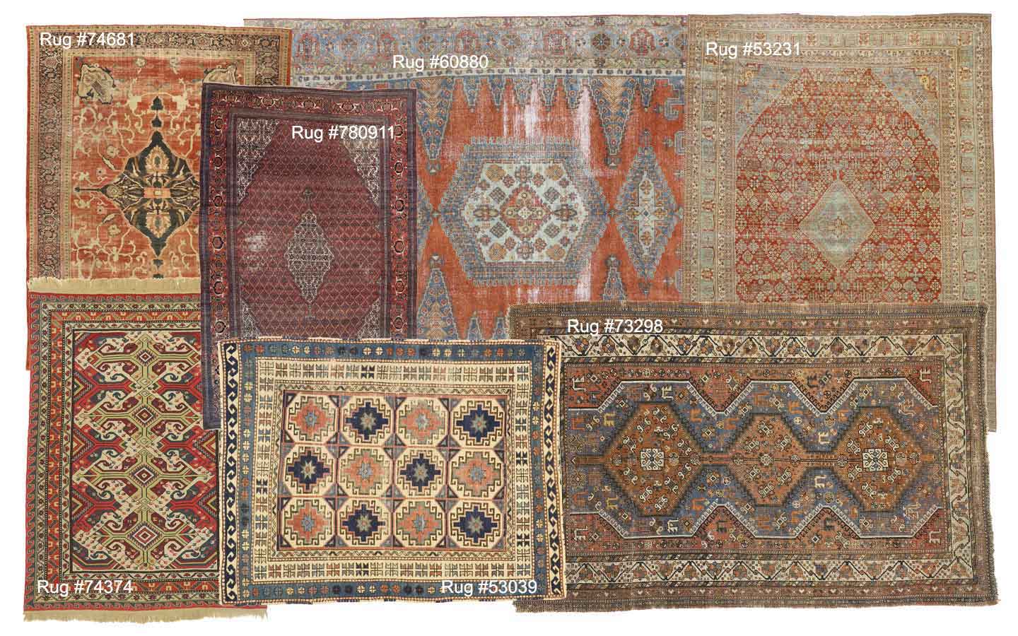 Distressed Rugs for Chalet Cabin Luxuy Lodge Mountain House