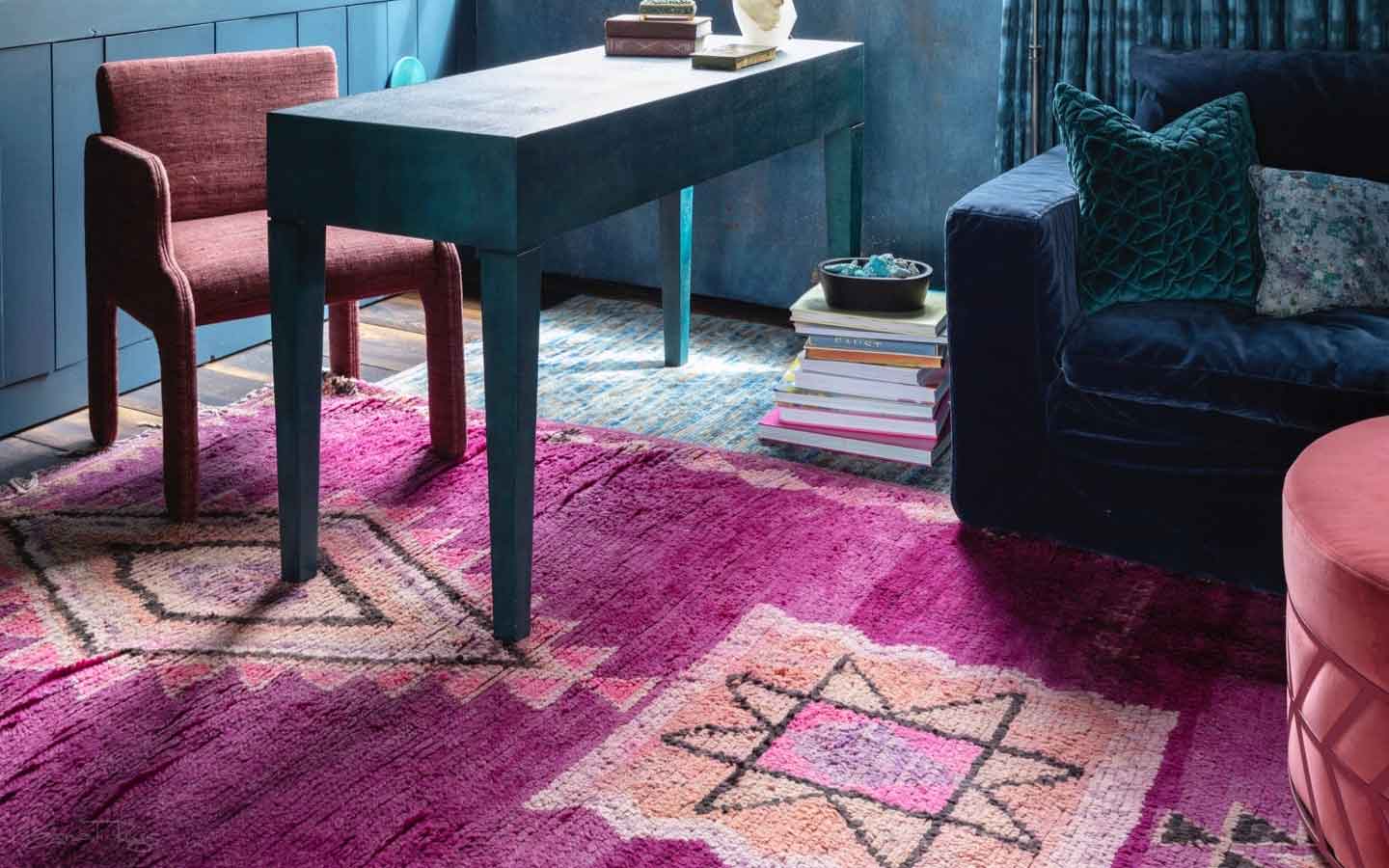 Moroccan Rugs Decorating Home Office Mountain House
