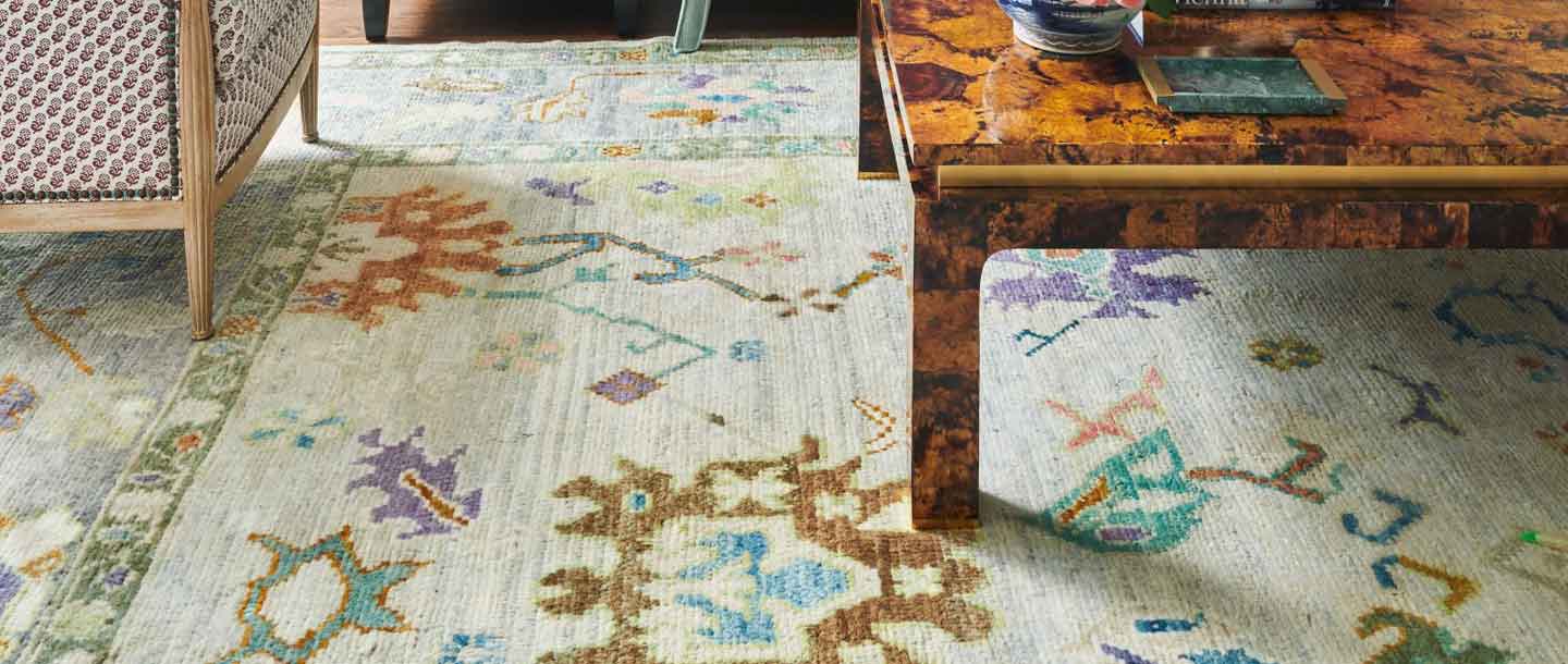 Colorful Oushak Rug