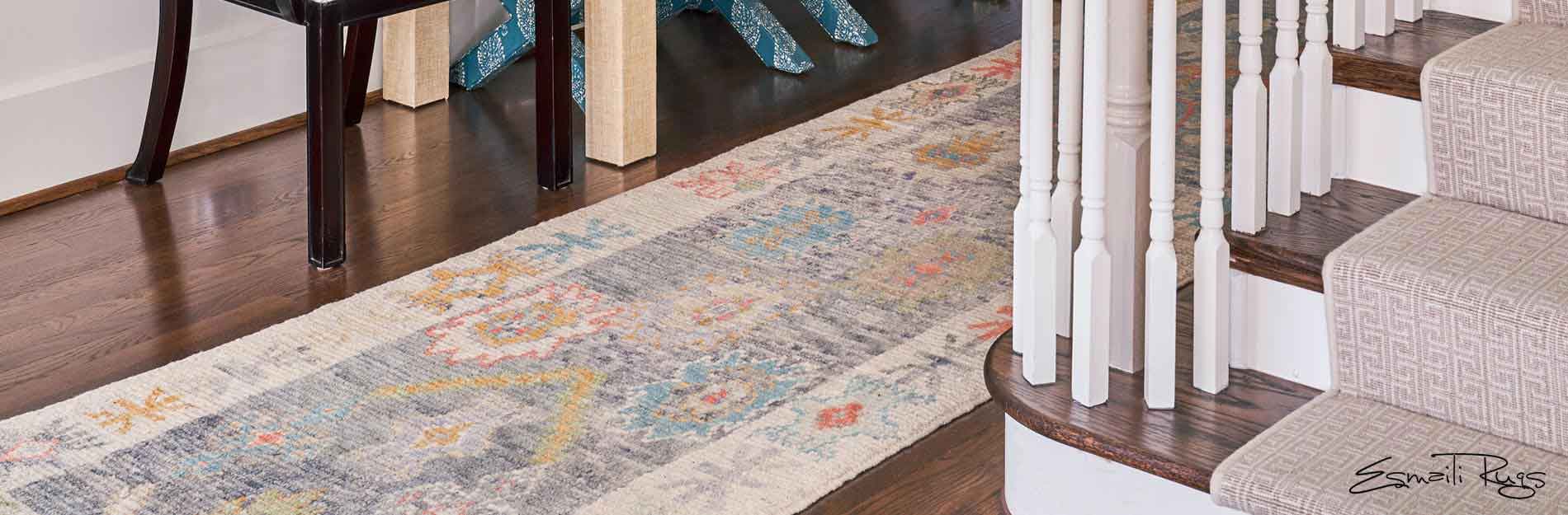 Colorful Pastel Modern Style Oushak Rugs Carpet Runners