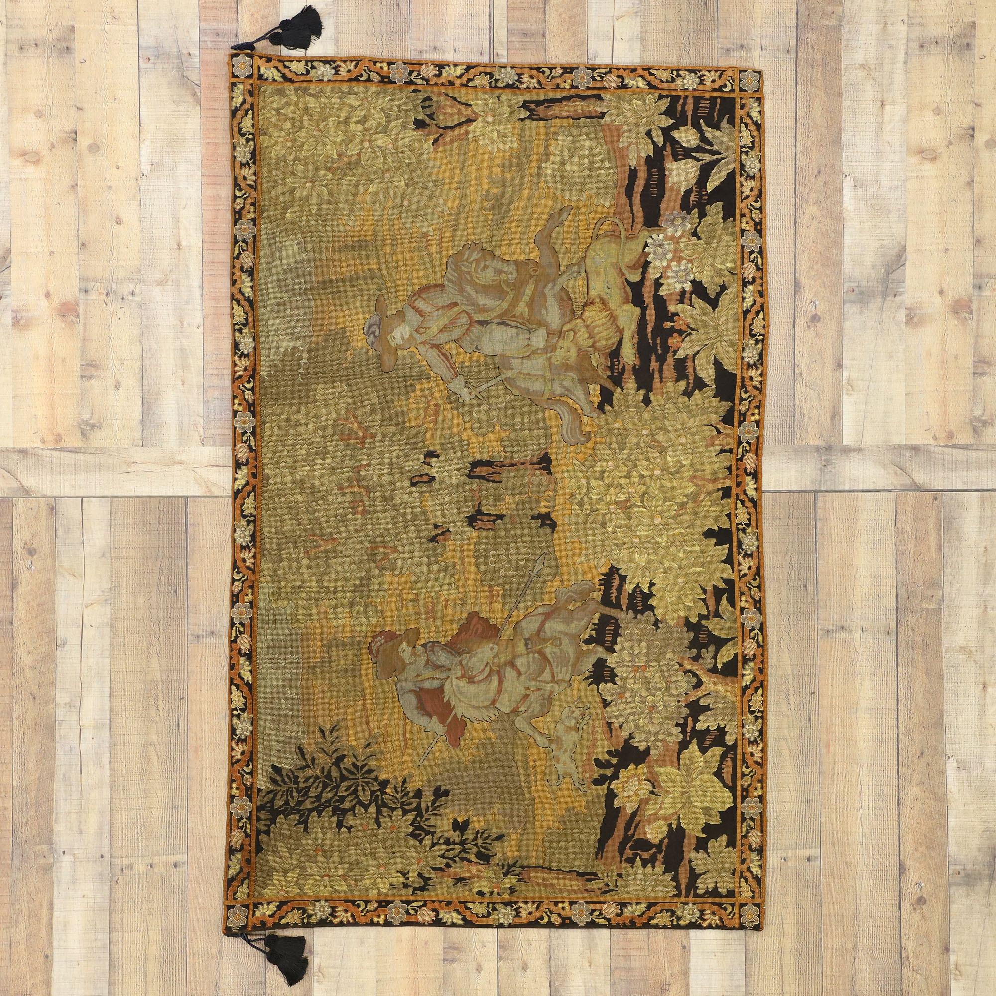 4 x 6 Antique English Tapestry 77220