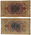 4 x 8 Matching Pair of Vintage Turkish Rugs 51211