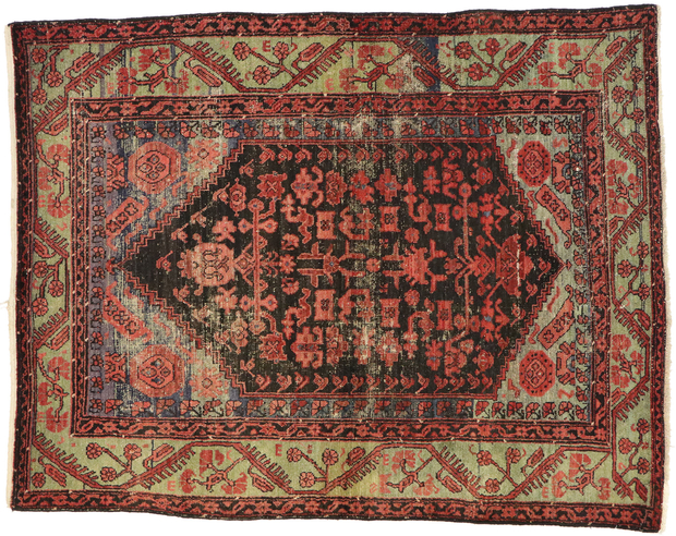 5 x 6 Vintage Turkish Oushak Rug 51214