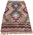 3 x 6 Vintage Berber Boucherouite Moroccan Rug 21583